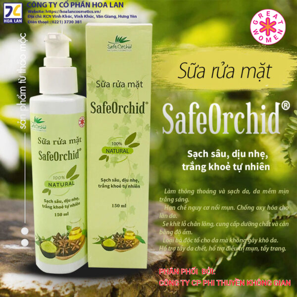 Sữa rửa mặt SafeOrchid 150ml
