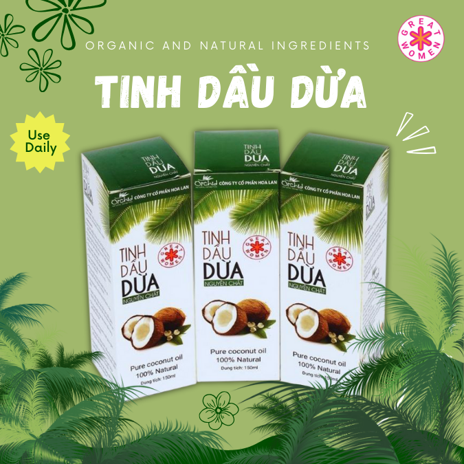 Tinh dầu dừa 150ml