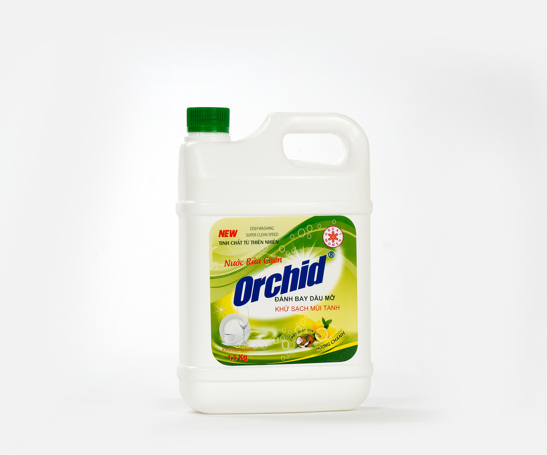 Nước rửa chén Orchid 1.5Kg