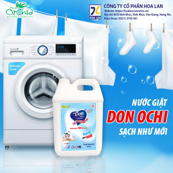Nước giặt Don Orchid 10Kg