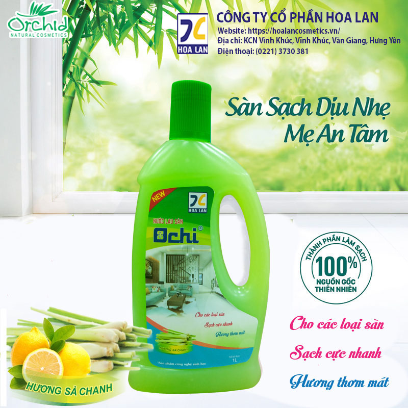 Nước lau sàn hương sả chanh 1 lít