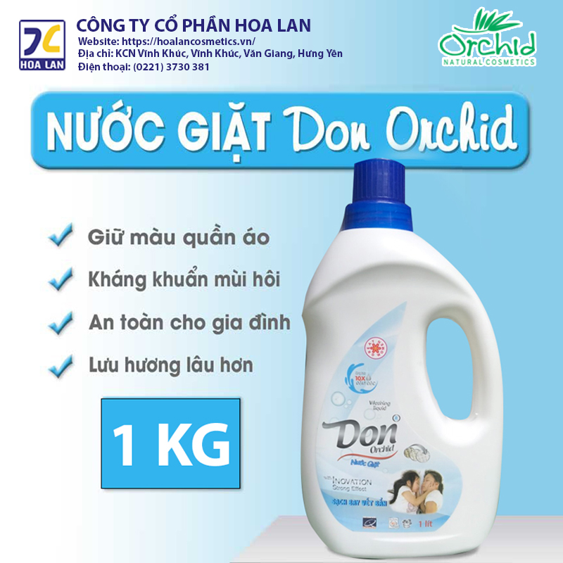 Nước giặt Don Orchid 1Kg