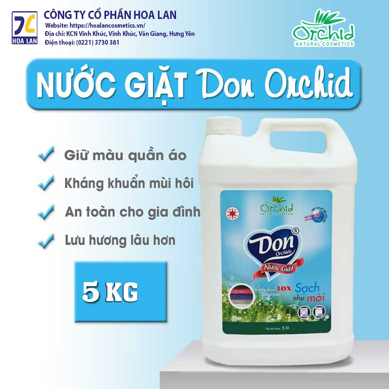Nước giặt Don Orchid 5Kg