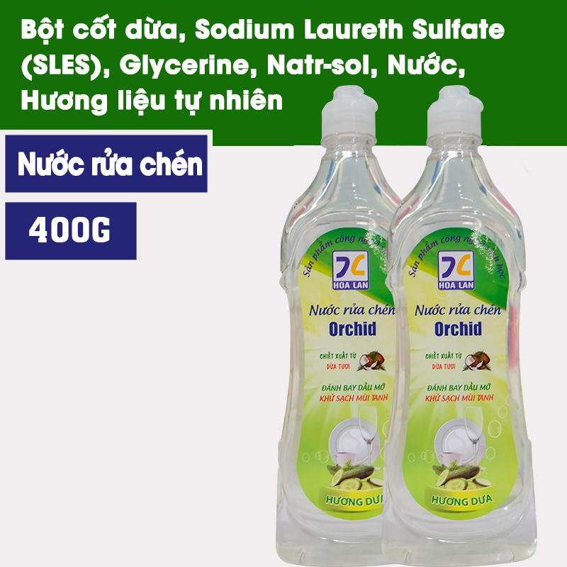 Nước rửa chén Hương Dưa 400ml