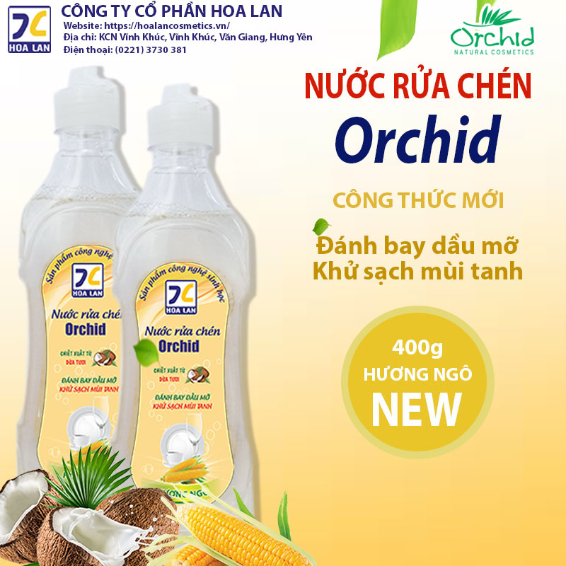 Nước rửa chén Hương Ngô 400ml