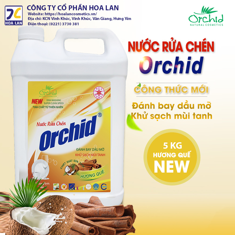 Nước rửa chén Hương Quế 5kg