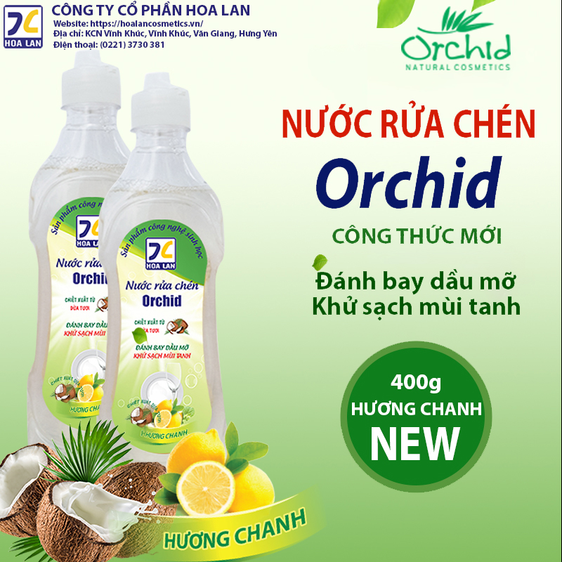 Nước rửa chén Hương Chanh 400ml