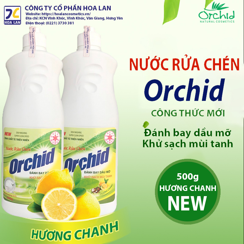 Nước rửa chén Hương Chanh 500ml
