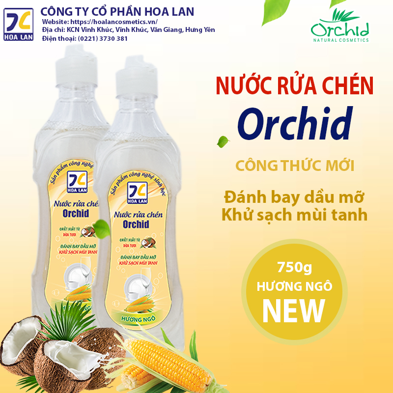 Nước rửa chén Hương Ngô 750ml
