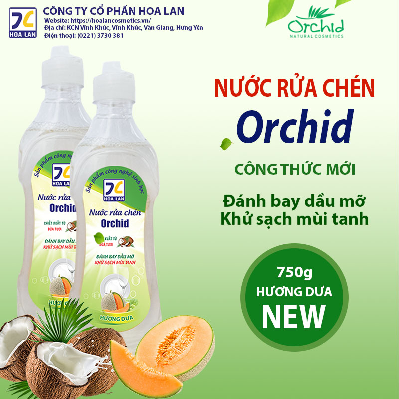 Nước rửa chén Hương Dưa 750ml