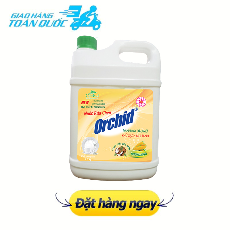 Nước rửa chén Hương Ngô 1,5kg