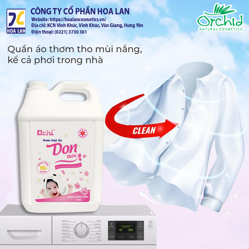 Nước giặt xả 6 in 1 Ochi 5kg